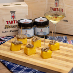 Polenta croccante con Porcini e Tartufo